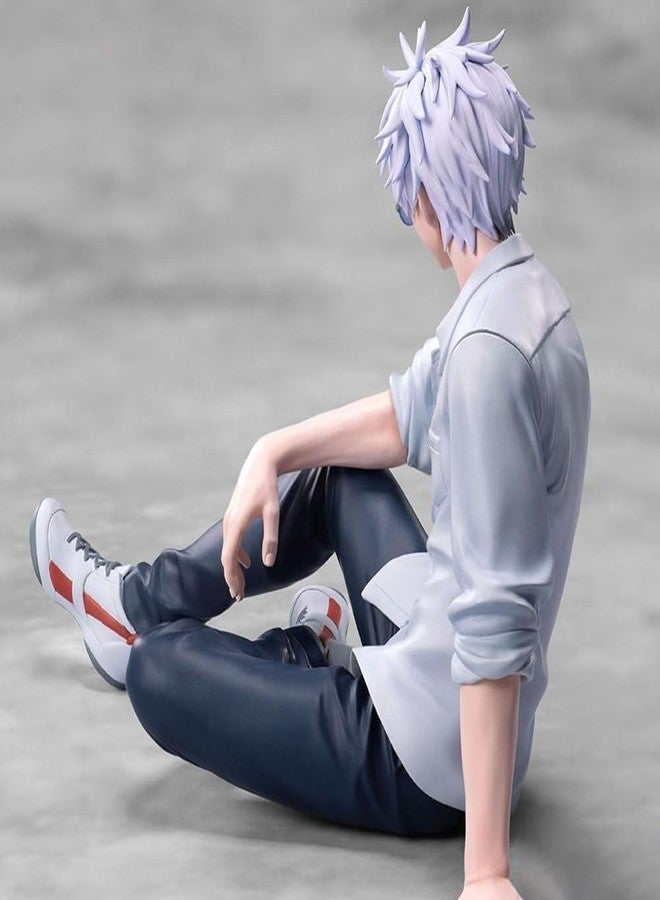 FUNFOB Gojo Action Figure Height -10cm Collectible for Anime Fans Manga Weeb PVC Multicolour | Gojo - Grey Shirt - Image 4